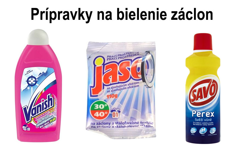 Prípravky na bielenie záclon