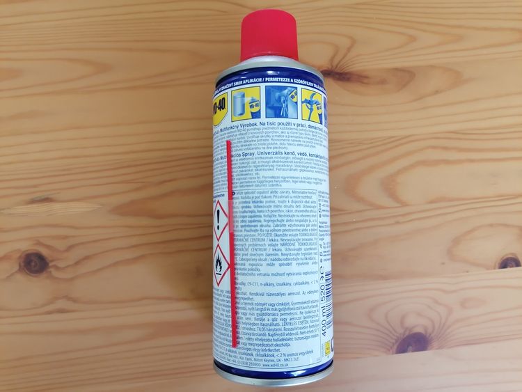 Zloženie a použitie penetračného oleja WD-40