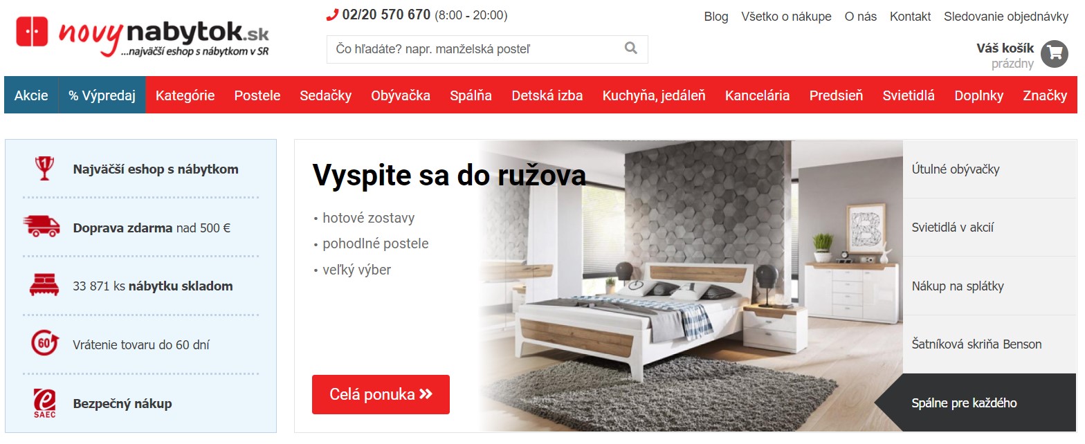 Dizajn webu novynabytok.sk