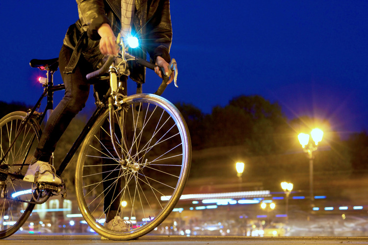 Predné svetlo na bicykel