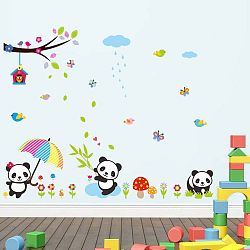 Samolepka Ambiance Babies Pandas