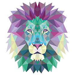 Samolepka Ambiance Origami Lion