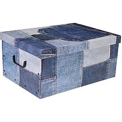 Úložný box Jeans, modrá